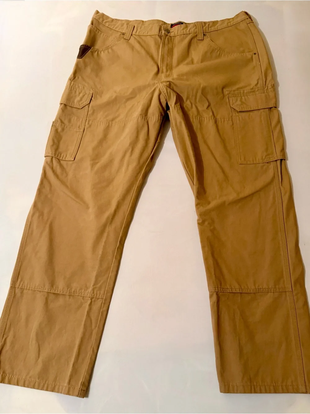 Wrangler Riggs Double Knee Cargo Ripstop heavy Carpenter Pants Canvas 40x32 NWOT